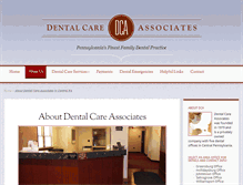 Tablet Screenshot of dcadental.com